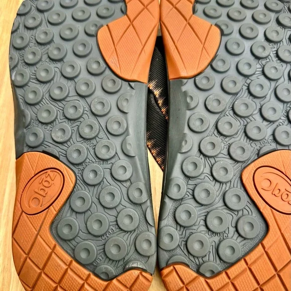 Oboz Black Outdoor Hiking Trail Flip flop Sandel Mens Size 10 - Picture 5 of 7